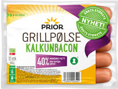 Prior Grillpølse med Kalkunbacon