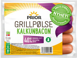 Prior Grillpølse med Kalkunbacon