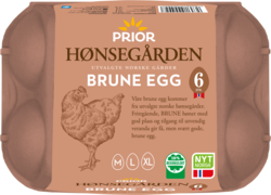 Prior Hønsegården brune egg