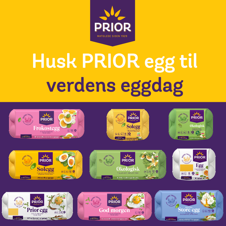 Husk PRIOR egg til verdens eggdag