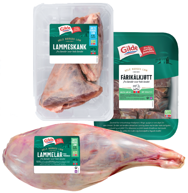 Gilde "Hele norges lam" produkter