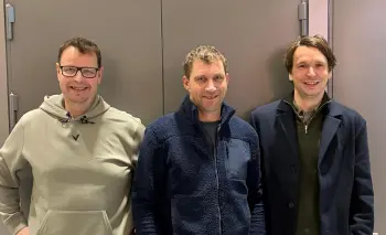 Fra venstre Audun Tiller, Tom Idar Kvam og Thomas Johansen